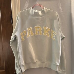 Parke Mint Green Turtle Neck Sweater